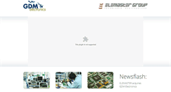 Desktop Screenshot of gdmelectronics.com